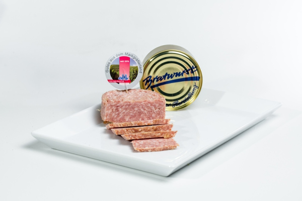 Hausmacher Bratwurst in der 200 gr. Dose